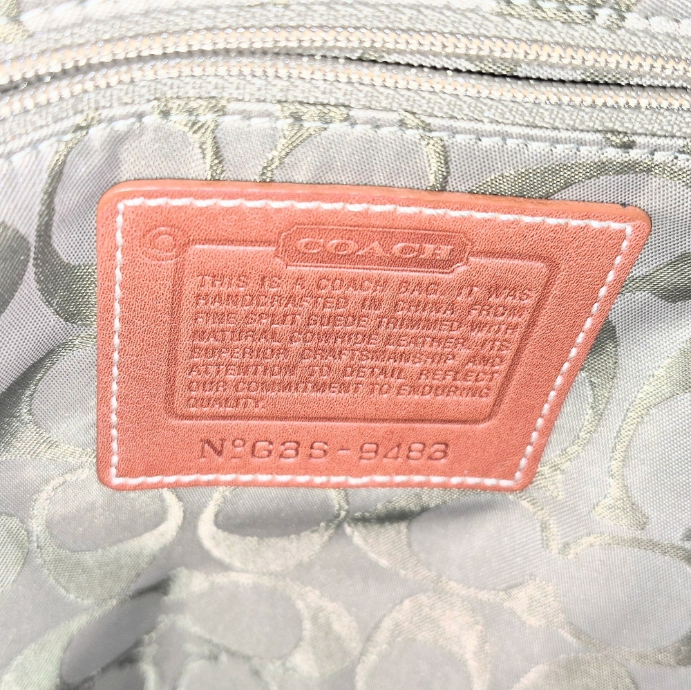 Coach Soft Suede Duffle in Rust - Picture 9 of 11